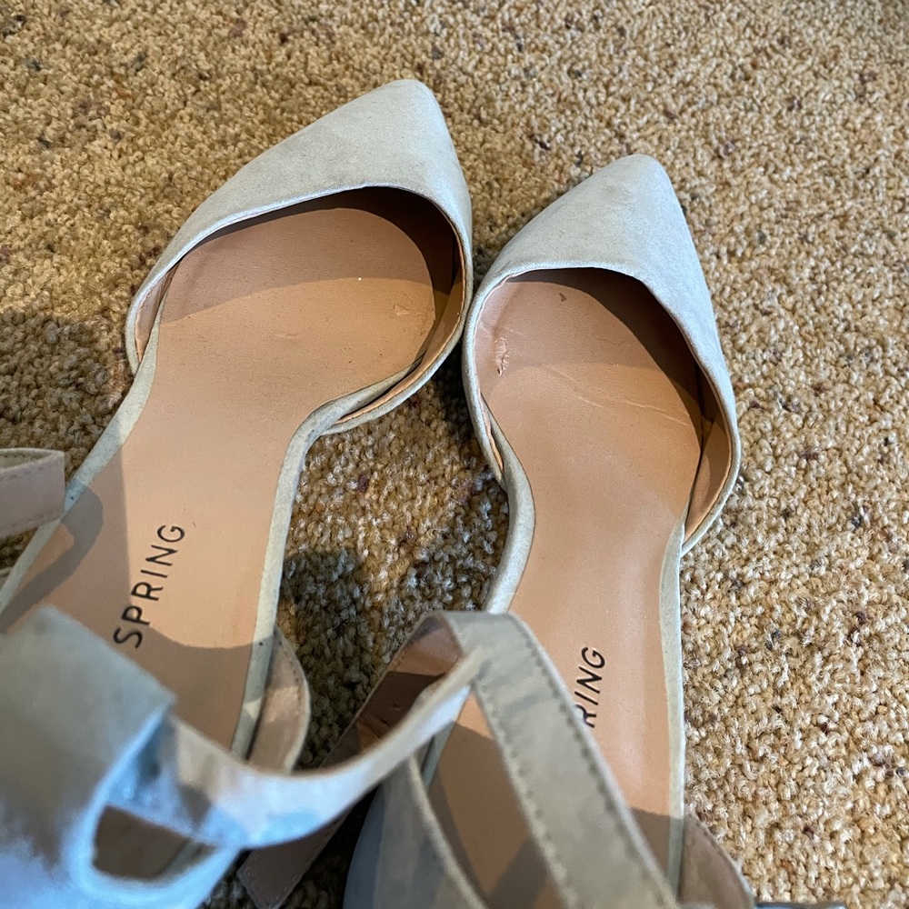 Call It Spring Ankle Strap Pointed Toe Heels - Picture 5 of 7